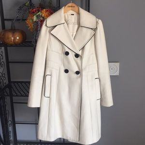 Beautiful cream Guess wool blend coat